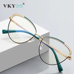 Óculos de sol Vicky design exclusivo quadros personalizados senhoras borboleta óculos anti luz azul leitura prescrição personalizada 3111