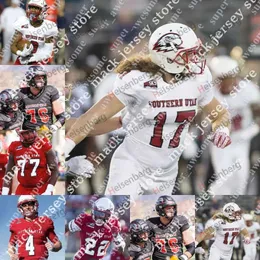 Camisas de futebol NCAA Southern Utah Football Jersey Justin Miller Karris Davis David Moore III Phillip Brown Isaiah Williams Et H High igh