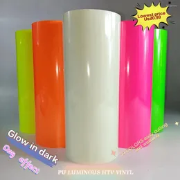 Pencere Çıkartmaları 30x102cm PU Flex Isı Transferi Vinil Cricut Maker DIY HTV üzerinde Koyu Demirde Karşılaşma Gömlekler için