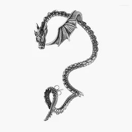 Stud Earrings 1PC Stainless Steel For Women And Men Punk Hiphop Dragon Personalized Fashion Jewelry Party