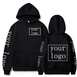 Kendi Tasarım Marka Filminiz Kişiselleştirilmiş Özel Erkekler Kadın Metin Diy Hoodies Sweatshirt Sıradan Hoody Giyim Moda 240129