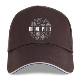 Bollmössor 2024 Summer Fashion Drone Pilot Minimal Quadcopter Baseball Cap