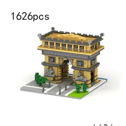 Bloklar Colosseum Louvre Müzesi Sfenks Diamond Binası Micro Capitol City Bricks Paris Eyfel Kulesi Londra Big Ben Mimarlık 2211 Dhgay