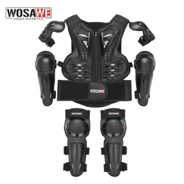 Wosawe Kids Sports Elbow Knee Pads Boy Girl Girl Body Body Protect Armor Child Motocross str.