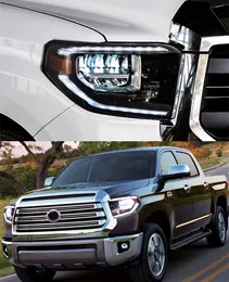 Head Light for Toyota Tundra LED Daytime Running Headlight 2014-2020 DRL Turn Signal Dual Beam Lamp Lens Car Styling