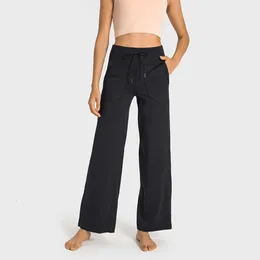 „Ultimativer Komfort und Stil: High-Rise Wide Leg Pant Loungeful Yoga Pants – Erleben Sie das nackte Gefühl, bleiben Sie schweißfrei“