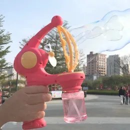 Bubble Gun Blowing Soap Bubbles Machine Automatic Toys Summer Outdoor Party Spela Toy for Kids Birthday Park Children's Day Gift 240123