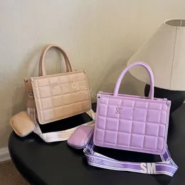 Torby wieczorowe TOTE torebki Kobiet Designer Ramię torebka steve i worki kubełkowe 2PC/zestaw luksusowy PU skórzana torba kompozytowa Madden Designer Bag 28*10*21 cm