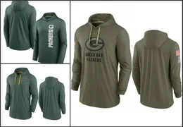 Green Bay''packers''men Salute to Service Tonal Pullover Hoodie
