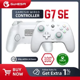 Kontrolery gier Gamesir G7 SE Xbox Gaming kontroler przewodowy gamePad z Hall Effect Sticks dla serii X S One
