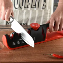 Andra knivtillbehör 4 i 1 Justerbar vinkelkök Sharpener Whetstone Professional Sharpensers Knives Blades Sharpening Chef Tool Stone