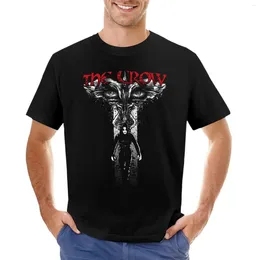 Magliette da uomo T-shirt con croce di corvo Top Camicia oversize Allenamento ad asciugatura rapida per uomo