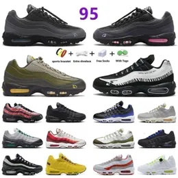 95s Running Shoes 95 Sports Men Triple White Black Metallic Aegean Storm Sequoia Pink Sketch Royal Blue Olive Tones Mens Womens Trainers Sports Sneaker