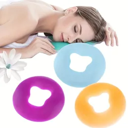 1pcSoft Massaggio Viso Relax Silicone Relax Testa Culla Lavabile Relax Poggiatesta Salone di bellezza Cuscino per il viso per SPA el Women 240119