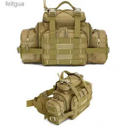 Accessori per borse fotografiche Molle Marsupio militare Fotocamere Crossbody Marsupio Tattiche all'aperto Camo Assault Camping Caccia Pesca Zaino a spalla YQ240204