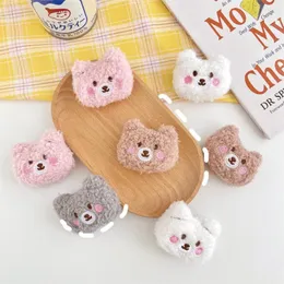 Broches 1 peça marrom rosa animal de pelúcia urso para mulheres crianças lapela alfinetes mochila roupas cachecol decoração emblemas lindo presente