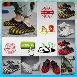 Platform Designer Pack Casual Half Slippers Summer Sliders Men Bone White Slides Sandals Anti Slip Wear Resistant Memory Soft Thick Cushion Slipper 5 per