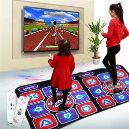 AV-kabel Double Dance Mat Floor Electronic Music Game Mat Non-Slip Home Dance Game Mat for TV Computer Valentine's Day Gift 240129