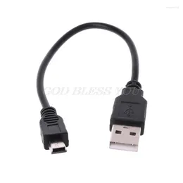 Short 2.0 A Male To Mini 5 Pin B Data Charging Cable Cord Adapter Drop