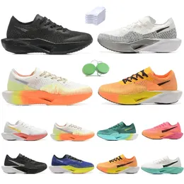2024 Vaporfly Next% 3 Men Women Running Shoes Pink Spotted Mens Sneaker Prototype Triple White Red Black Aquatone Orange Outdoor Trainers Sports Sneakers