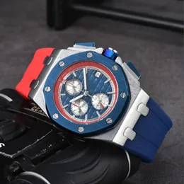 Luxury Mens Women Automatyczny ruch kwarcowy zegarek Wodoodporny dębowy sześciokąt zegarki fajne mężczyzn Watch Fashion Sports Sport Calendar Mężczyźni H57475