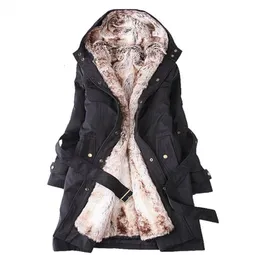 여자 양모 재킷 wholewomen039s 겨울 코트 저렴한 두꺼운 따뜻한 후드 파카 외투를 플러스 크기 xxxl for 7090896