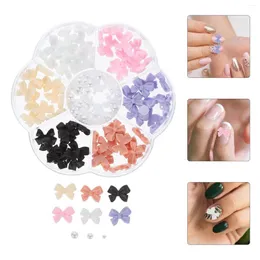 Nail Art Decorations Accessories Manicure Decors DIY Charms Christmas Pearls For Nails Bow Gemstones Fake