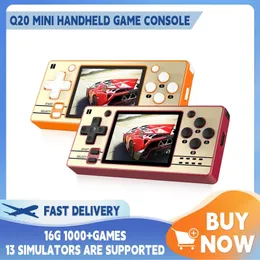 Powkiddy Q20 Mini Game Console Open Source Handheld Consoles 2.4inch OCA Full Fit IPS Screen Game Players For PS/GBA/SFC/NES etc 240124