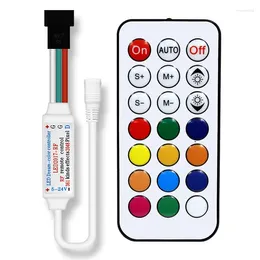 Controllers 5-24V 21-Key RF Controller Magic RGB LED Dream Color For WS2812B WS2811 2812 2815 Full Strip String Module