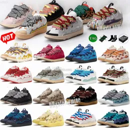 10A Top Designer anni '90 scarpe straordinarie sneaker in pelle goffrata Curb per scarpe da ginnastica scarpe da donna da uomo Piattaforma piatta in gomma moda scarpe schuhe Chaussures Laceup 3