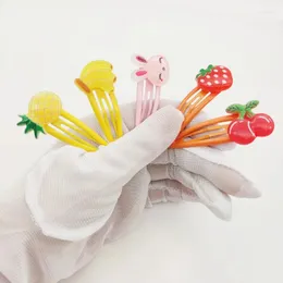 Hair Accessories 1Set Children Sweetl Strawberry Banana BB Clip Side Clips For Girls Kids Fruits Hairpin Headwear Ornament