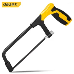 Deli 6 Inch Multifunctional Saw Portable 65Mn Steel Hand Mini Wood Cutting Woodworking Tools Carpenter Durable Hacksaw