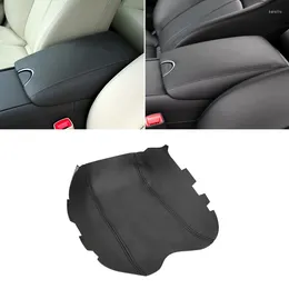 Interiörstillbehörscenter Armrest Leather Cover för Infiniti G37 2010 2011 2012 2013 2014 Bil Central Box Panel Skin klistermärke Trim