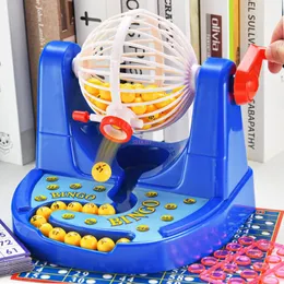 Lotteriemaschine Brettspielmaschine Bingo Simulation Lotteriespielzeug Ziehmaschine Eltern-Kind-Spaß Interaktive Lotterietafel Geschenke 240122
