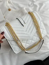 2024 Designer Womens Bolsas de Ombro Luxo Multi Pochette Bolsas Top-Qualidade Flores Letras New Wave Chain Bag Senhoras Moda Metal Digram Crossbody Bolsa A4