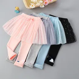 Pantaloni da principessa per ragazze Pantaloni primaverili per bambini Leggings per bambine