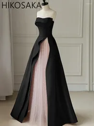 Partykleider Schwarzer Fleck Abendkleid Ärmellos Langes Schweiß Dame Mädchen Frauen Prinzessin Brautjungfer Bankett Abendkleid 2024