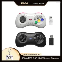 Game Controllers 8Bitdo M30 2.4G Mini Wireless Gamepad For Sega Genesis And Mega Drive Controller Switch