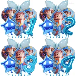 Party Decoration Santiago Of The Seas Foil Balloons Set Happy Birthday Theme Baby Shower Accessories Globlos Kit Decor
