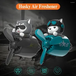 Husky Bear Pilot Car Air Freshener Outlet Sakinging Supplies Propeller Fragrance Interiör Tillbehör Parfym Diffusor