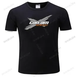 メンズTシャツが到着したメンズシャツcan-amチームbrp atvブラックショートスリーブTシャツ