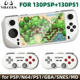 VILCORN E6 Handheld Game Console 5 Inch IPS Screen Portable Game Player Up for 40000 Retro Game for PSP PS1 N64 Pocket Console 240124