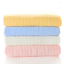 Blankets Children's Bath Towel Baby Cotton Material Soft And Comfortable Skin Friendly Solid Color Casual Blanket
