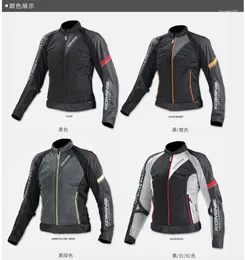 Motorcykelkläder för Kominejk-098 Jacket Mesh Juitable Spring and Summer Windproect Cool Autumn Riding Suit With ProtectiveGear