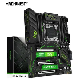 Материнские платы MACHINIST X99 Материнская плата LGA 2011-3 Поддержка Intel Xeon E5 2640/50/70/80/90 V3 V4 Процессор DDR4 ОЗУ Память NVME M.2 Четырехканальный