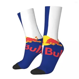 Herrensocken Retro Red-Double-Bulls Unisex Neuheit Nahtlos bedruckt Lustige Crew-Socken Geschenk