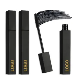 Mascara con etichetta privata Sfuso personalizzato Tubo quadrato nero allungante senza sbavature volumizzante impermeabile ad asciugatura rapida trucco a lunga durata 240131