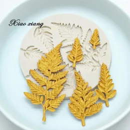 Baking Moulds Leaves Embellisment Silicone Fondant Mold For Cake Decor Chocolate Kitchen Accessories M2024