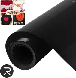 Adesivi per finestre HTVRONT 10inX6ft/25x180cm 3D Puff Trasferimento di calore Rotolo di vinile per Cricut Fai da te Stampa di t-shirt Mestiere Facile da tagliare Ferro su HTV