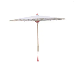 Şemsiye 1pc Çin tarzı yağ kağıdı şemsiye sahne pervane